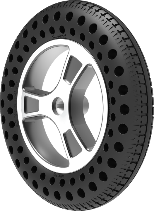NEDONG airless tire product for U.S. fleet, OEM, medical mobility and robotics applications