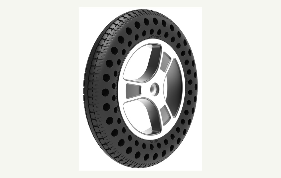 Medical mobility wheel angled product view