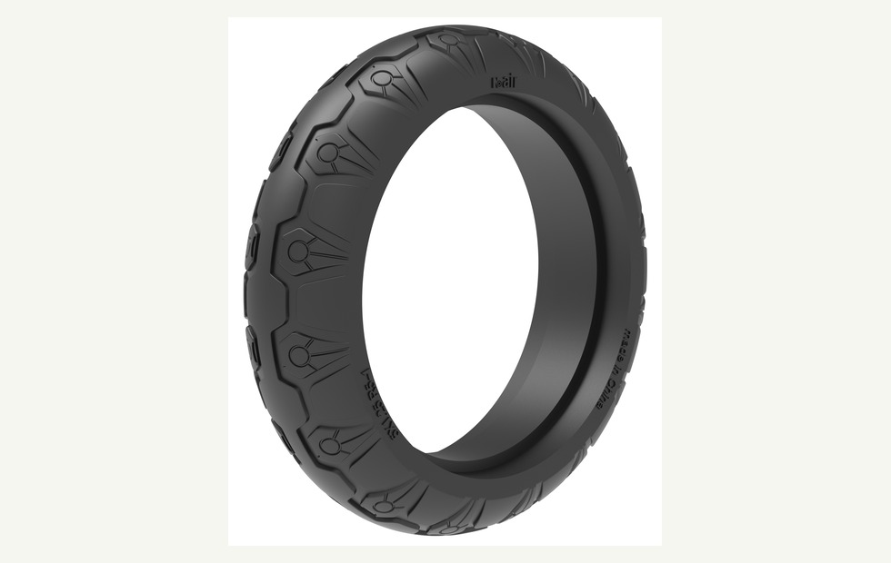 Robotics 5.5x1.25 tire opposite angled view